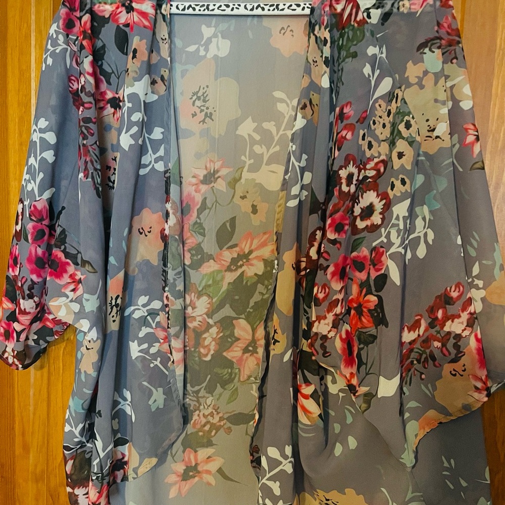 Floral Sheer Kimono